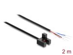 DELOCK Gabellichtschranke 5mm Typ F PNP L/D umschaltbar 2m