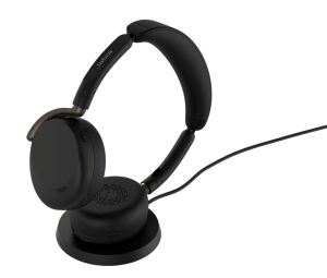 JABRA Evolve3 65 Flex UC black On-Ear/wireless/USB-C/charging pad