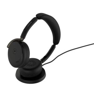JABRA Evolve3 65 Flex MS black On-Ear/wireless/USB-C