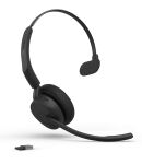 JABRA Evolve3 45 MS Mono black On-Ear/wireless/USB-C
