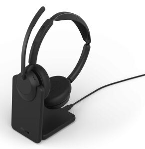 JABRA Evolve3 45 UC black On-Ear/wireless/USB-C