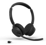 JABRA Evolve3 45 MS black On-Ear/wireless/USB-C
