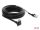 DeLOCK GigE Kamera Kabel RJ45 Stecker 90° gewinkelt mit Schrauben, Steckerlänge 28 mm zu RJ45 Stecker Cat.6 S/FTP 3 m schwarz