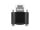 DeLOCK GigE Kamera Kabel RJ45 Stecker 90° gewinkelt mit Schrauben, Steckerlänge 28 mm zu RJ45 Stecker Cat.6 S/FTP 10 m schwarz