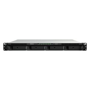 Synology RackStation RS826RP+ NAS & Speicherserver Rack (1U) AMD Ryzen V1500B 4 GB DDR4 0 TB DiskStation Manager Schwarz, Grau