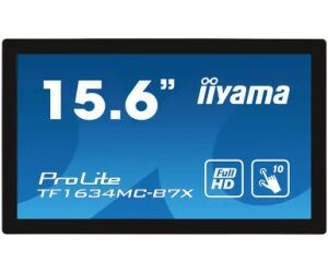 iiyama ProLite TF1634MC-B7X Computerbildschirm 39,6 cm (15.6") 1920 x 1080 Pixel Full HD LED Touchscreen Multi-Nutzer Schwarz