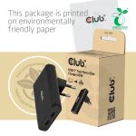 CLUB3D USB-C® 2-Port Ladegerät Slim 65W GaN PD3.1 PPS