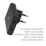 CLUB3D USB-C® 2-Port Ladegerät Slim 65W GaN PD3.1 PPS