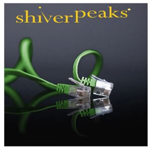 Shiverpeaks Patchkab flach U/UTP cat.6 slim-line grün 2m