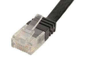 Shiverpeaks Patchkab flach U/UTP cat.6 slim-line schwarz 3m