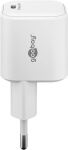 GOOBAY 20W USB-C GaN Nano Schnellladegerät weiß