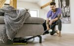 Kärcher VC 4 2-in-1-Stabstaubsauger Akku Trocken HEPA Beutellos Schwarz, Gelb