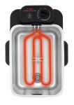 Tefal Oleoclean Pro Inox & Design FR8040 Einzelbild 3,5 l 2300 W Schwarz, Edelstahl