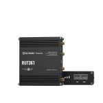 Teltonika Industrieller 4G-LTE-Router RUT361 Cat 6 LTE, WiFi 4, 2x RJ45 100 Mbit/s, IP30