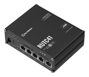 Teltonika RUTC41 WLAN-Router Gigabit Ethernet Dual-Band (2,4 GHz/5 GHz) 5G Schwarz