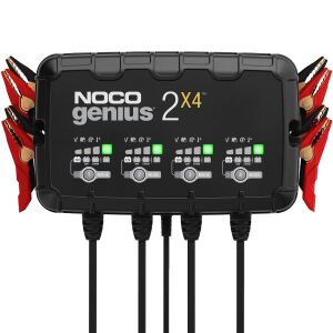 NOCO GENIUS2X4 | NOCO 8A 4-Bank Battery Charger | Genius Battery Chargers