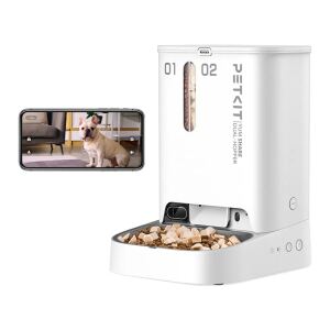 PETKIT YUMSHARE Dual Futter-/Wasserspender für Hunde/Katzen Acrylnitril-Butadien-Styrol (ABS) Weiß Universal Haustierfutterautomat