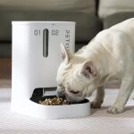PETKIT YUMSHARE Dual Futter-/Wasserspender für Hunde/Katzen Acrylnitril-Butadien-Styrol (ABS) Weiß Universal Haustierfutterautomat