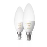 Philips Hue White ambience E14 - Smarte Lampe Kerzenform Doppelpack - 470
