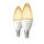 Philips Hue White ambience E14 - Smarte Lampe Kerzenform Doppelpack - 470