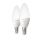 Philips Hue White ambience E14 - Smarte Lampe Kerzenform Doppelpack - 470