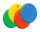 Chipolo POP Artikel Finder Rot, Gelb, Grün, Blau
