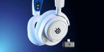 Steelseries ARCTIS NOVA 7P WHITE Kopfhörer Kabellos Kopfband Gaming Bluetooth Blau, Weiß