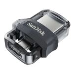 SanDisk 173384 USB-Stick 32 GB USB Type-A / Micro-USB Schwarz, Transparent
