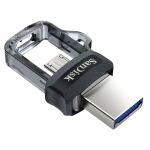 SanDisk 173384 USB-Stick 32 GB USB Type-A / Micro-USB Schwarz, Transparent