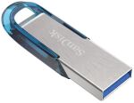 SanDisk Ultra Flair USB-Stick 128 GB USB Typ-A 3.2 Gen 1 (3.1 Gen 1) Blau, Silber