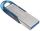 SanDisk Ultra Flair USB-Stick 128 GB USB Typ-A 3.2 Gen 1 (3.1 Gen 1) Blau, Silber