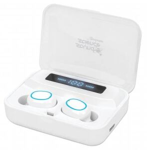 Manhattan 180399 Kopfhörer & Headset Kabellos im Ohr Anrufe/Musik Bluetooth Weiß