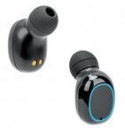 Manhattan 180382 Kopfhörer & Headset Kabellos im Ohr Anrufe/Musik Bluetooth Schwarz