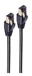 Shiverpeaks Patchkabel cat8.1 F/FTP PIMF LSZH schwarz 10m