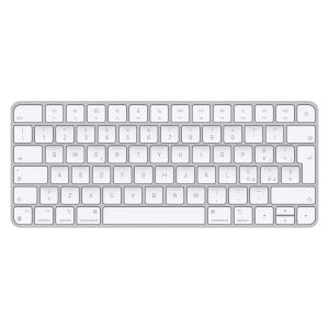 Apple Magic Tastatur Universal USB + Bluetooth Italienisch Aluminium, Weiß