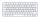 Apple Magic Tastatur Universal USB + Bluetooth Italienisch Aluminium, Weiß