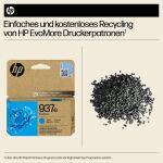 HP 937e EvoMore Cyan Original Druckerpatrone