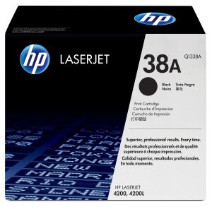 HP 38A Black Original LaserJet Toner Cartridge Tonerkartusche 1 Stück(e) Schwarz