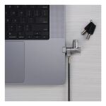 Targus HS5910GL Kabelschloss Silber 2 m
