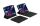 ZAGG Pro Keys 2 QWERTZ Deutsch Bluetooth Schwarz