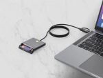 Manhattan 102759 Smart-Card-Lesegerät USB USB Typ-A Schwarz
