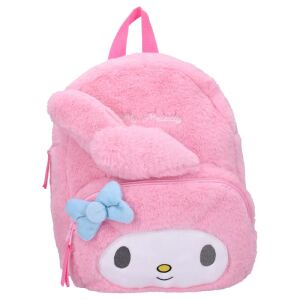 Vadobag My Melody Fluffy Festival Rucksack Schulrucksack Pink Kunstfell