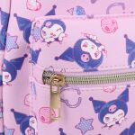 Vadobag Kuromi Sweet On You Rucksack Schulrucksack Violett, Pink Kunstleder
