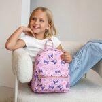 Vadobag Kuromi Sweet On You Rucksack Schulrucksack Violett, Pink Kunstleder