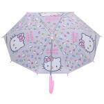 Vadobag Hello Kitty Rainy Days Kinder-Regenschirm Transparent, Pink