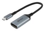 Lindy 43426 Videokabel-Adapter 0,15 m USB Typ-C DisplayPort Grau, Schwarz