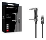 CONCEPTRONIC Kabel 2in1 USB-C2.0->C 60W/PD,480Mbs tel.Halter