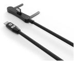 CONCEPTRONIC Kabel 2in1 USB-C2.0->C 60W/PD,480Mbs tel.Halter