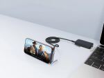 CONCEPTRONIC Kabel 2in1 USB-C2.0->C 60W/PD,480Mbs tel.Halter