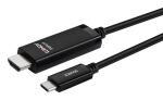 Lindy 43433 Videokabel-Adapter 1 m USB Typ-C HDMI Schwarz